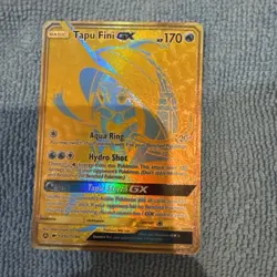 Pokemon TCG S&M Hidden Fates Tapu Fini GX SHINY VAULT HOLO RARE SV92/SV94 - Image 2