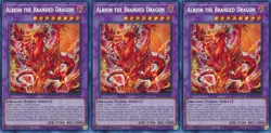 3x Albion the Branded Dragon | MP22-EN076 | SCR | 1st Ed | NM | YuGiOh - Image 1