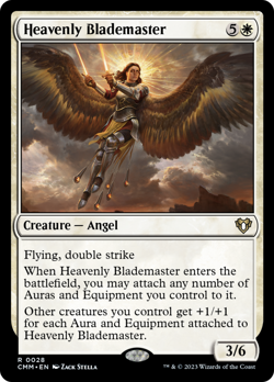Heavenly Blademaster [Commander Masters] Magic MTG - Image 1