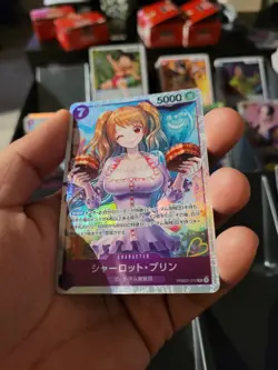 Charlotte Pudding PRB02-010 SR ONE PIECE Card The Best 2 - ONE PIECE Japanese - Image 1