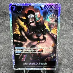One Piece Marshall D. Teach Character Card 8000 7 Cost ST27-005 - Image 1
