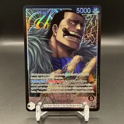 One Piece TCG Crocodile Alt Art Leader OP14-079 The Azure Sea’s Seven English - Image 1