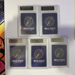 (5) BGS 10 W/(2) BGS Black Labels One Piece OP-13 Five Elders DEMON GOD PACK - Image 2