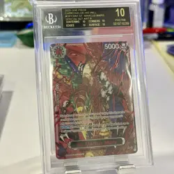 (5) BGS 10 W/(2) BGS Black Labels One Piece OP-13 Five Elders DEMON GOD PACK - Image 4