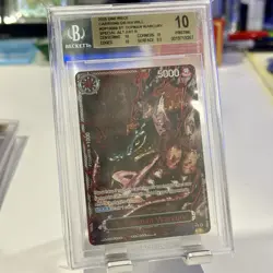 (5) BGS 10 W/(2) BGS Black Labels One Piece OP-13 Five Elders DEMON GOD PACK - Image 5