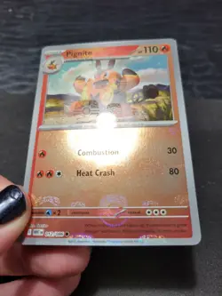 Pignite - Masterball Reverse Holo - White Flare - 012/086 Pokemon Card NM - Image 4