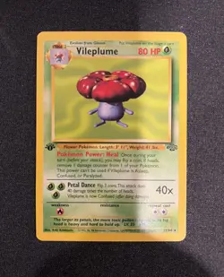Vileplume Jungle 31/64, Pokemon TCG Regular 1st Edition Rare Card - Image 1