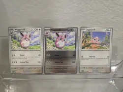 Pokemon TCG Wiggly Tuff & Jiggly Puff Lot Of 3 Cards. - Image 1