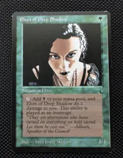 MTG - Elves of the DeepShadows - The Dark (unplayed, near mint) - Image 3