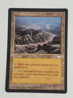 MTG Winding Canyons (Weatherlight/Land/R) - BGM - Image 1