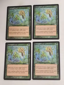 MTG Playset 4x Animate Land (Nemesis/Green/U) - BGM - Image 1