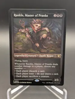 Rankle, Master of Pranks Etched Foil Commander Masters MTG - Image 1