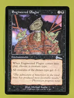Engineered Plague x1 Urza's Legacy 1x Magic the Gathering MTG - Image 1