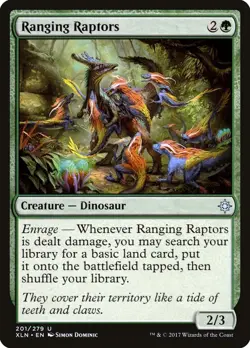 MTG Ranging Raptors - 201 / English / Lightly Played - Image 1