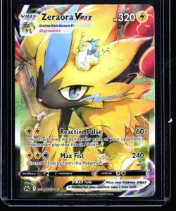 2023 Crown Zenith Zeraora VMAX #GG42 Galarian Gallery Holo Pokemon Card - Image 1