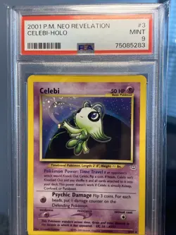 Pokemon Celebi Neo Revelation Holo PSA 9 - Image 1