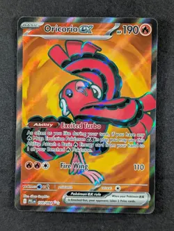2025 Pokemon ORICORIO EX #110/094 Phantasmal Flames Ultra Rare Holo English - Image 1