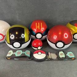 Pokemon Ball Tins & Misc Toys Lot - Image 4