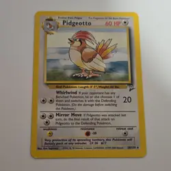 Pokemon Pidgeotto Base Set 2 28/130 Uncommon 60 HP Stage 1 Regular Vintage - Image 1