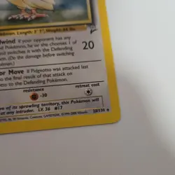Pokemon Pidgeotto Base Set 2 28/130 Uncommon 60 HP Stage 1 Regular Vintage - Image 5