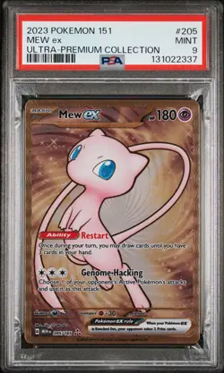 2023 POKEMON 151 ULTRA-PREM COLL #205 MEW EX PSA 9 - Image 1