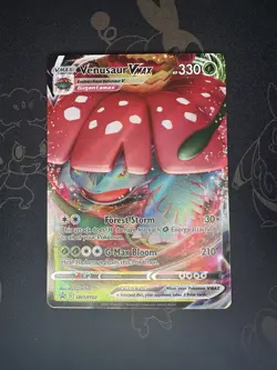 Venusaur Vmax SWSH102 NM Full Art Promo Rare Pokemon Card TCG Holo - Image 1