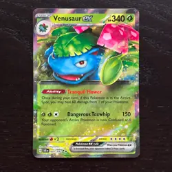 Venusaur ex 001/142 Pokemon Stellar Crown Scarlet & Violet Double Rare Holo NM - Image 1