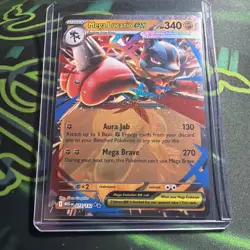 Pokemon TCG Mega Evolution - Mega Lucario ex 077/132 - English - Image 1