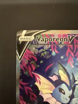 Pokemon TCG Vaporeon V SWSH181 Black Star Promo NM - Image 2