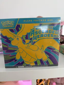 Pokemon Elite Trainer Box Mega Evolution Ascended Heroes Promo Booster English - Image 1