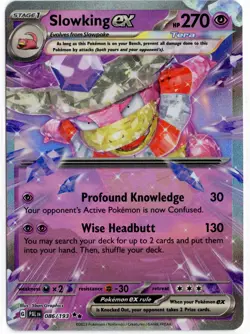 Pokemon - Paldea Evolved Slowking ex 086/193 NM - Image 1
