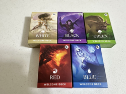 Set Of 5 Magic: The Gathering Welcome Deck 2025 Gen Con - Image 1