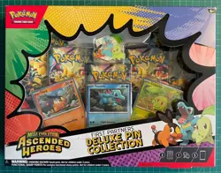 Pokemon TCG: Mega Evolution Ascended Heroes First Partners Deluxe Pin Collection - Image 1