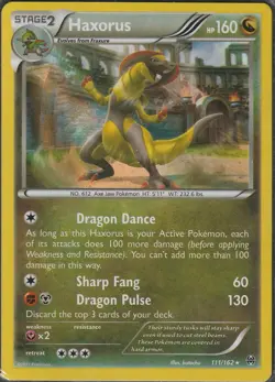 Haxorus 111/162 Holo Rare - 2015 XY BREAKthrough - Pokemon TCG LP - Image 1