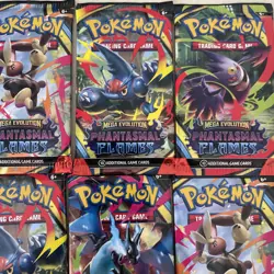 Pokemon TCG Mega Evolution Phantasmal Flames Packs 10 Pak Lot Brand New HOT - Image 4