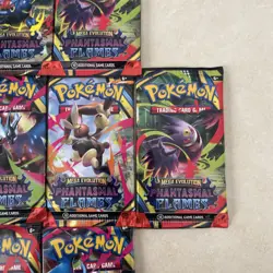 Pokemon TCG Mega Evolution Phantasmal Flames Packs 10 Pak Lot Brand New HOT - Image 5
