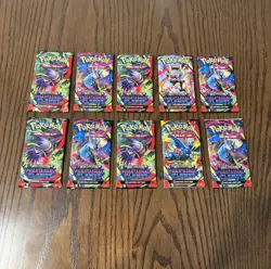 Lot of 10x Pokemon Phantasmal Flames Booster Packs - **SEALED** - Image 1