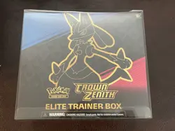 Pokemon TCG: Crown Zenith Elite Trainer Box ETB Factory Sealed NIB - Image 1