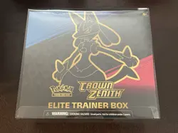 Pokemon TCG: Crown Zenith Elite Trainer Box ETB Factory Sealed NIB - Image 1