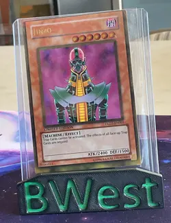 Jinzo MP Miscut Error GLD1 EN003 Gold Series 2008 Yugioh TCG - Image 1