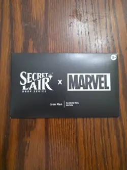 MTG Secret Lair x Marvel: Iron Man Rainbow Foil Edition - Image 1