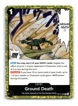 The Azure Sea's Seven #OP14-096 Ground Death - Image 1