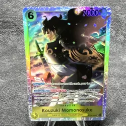 One Piece Kouzuki Momonosuke Foil Character 7000 ST28-004 Starter Deck 28 - Image 1