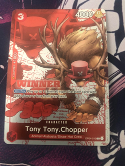Tony Tony.Chopper (Winner Pack 2024 Oct.-Dec.) OP04-010 One Piece Promotion... - Image 1
