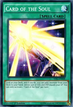 Card of the Soul - TDIL-EN068 - Common - 1st Edition x3 - Lightly Played - Image 1