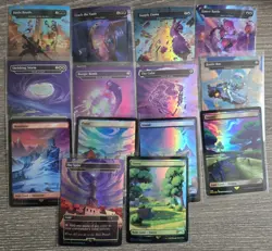 MTG Fornite FOIL Secret Lair 14 card lot both sets - Image 1