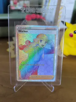 Worker Rainbow 209/195 From Silver Tempest Near Mint-Mint+ Card. Great Deals - Image 2