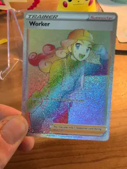 Worker Rainbow 209/195 From Silver Tempest Near Mint-Mint+ Card. Great Deals - Image 4