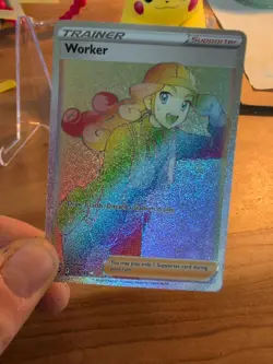 Worker Rainbow 209/195 From Silver Tempest Near Mint-Mint+ Card. Great Deals - Image 5