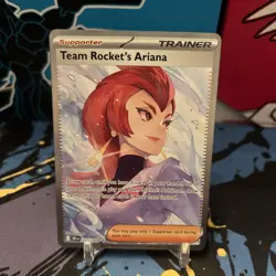 Pokemon Team Rockets Ariana Special Illustration Card 237/182 Destined Rivals - Image 1